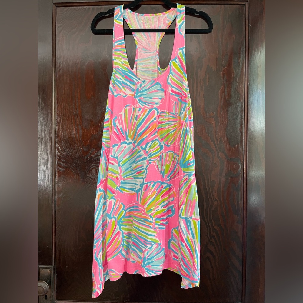 Lilly Pulitzer Monterey Dress | Pink Pout Shellabrate | Size Large
